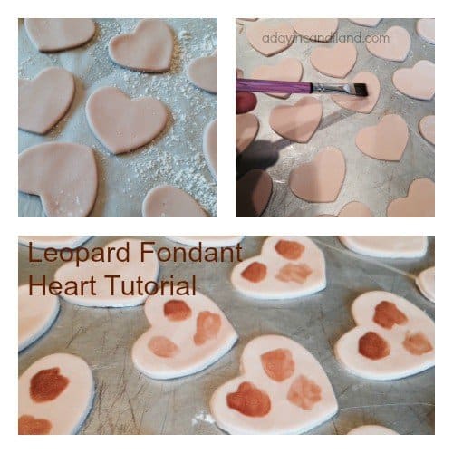 Leopard Fondant Heart Tutorial 