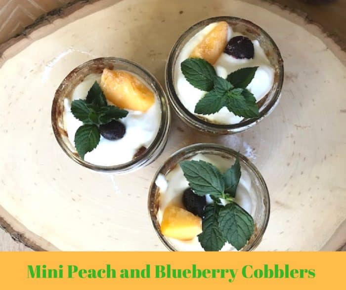 Mini Peach Cobblers