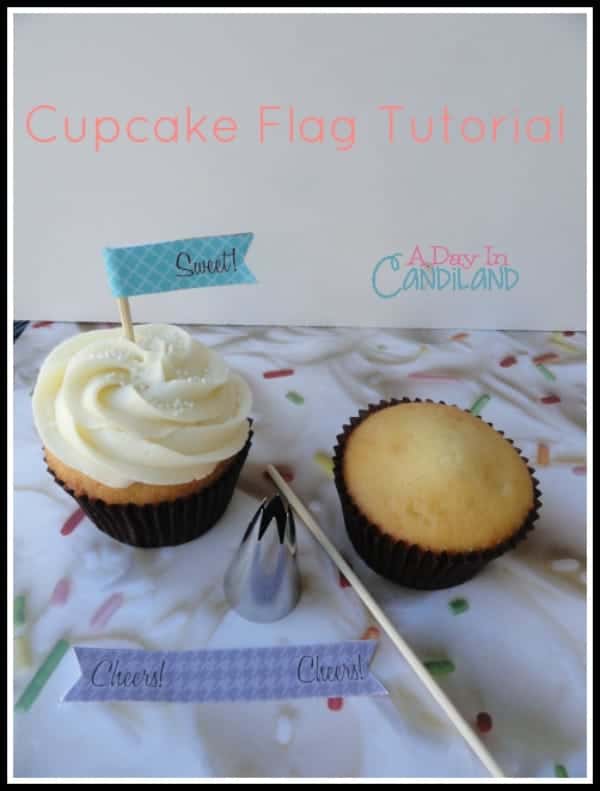 Cupcake Flag tutorial