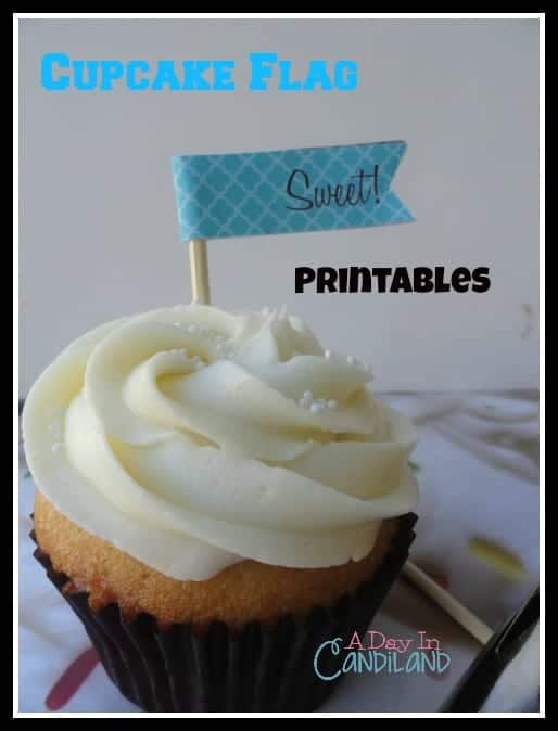 Cupcake Flag Printables