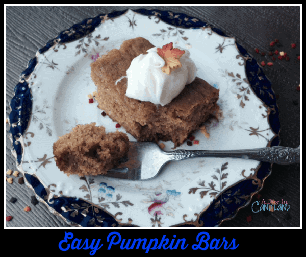 Easy Pumpkin Bars With Cream Cheese Frosting A Day In Candiland