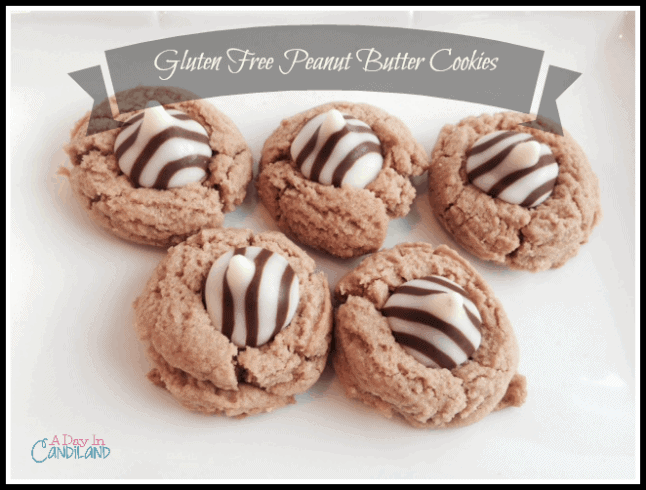 Gluten Free Peanut Butter Cookies on white plate