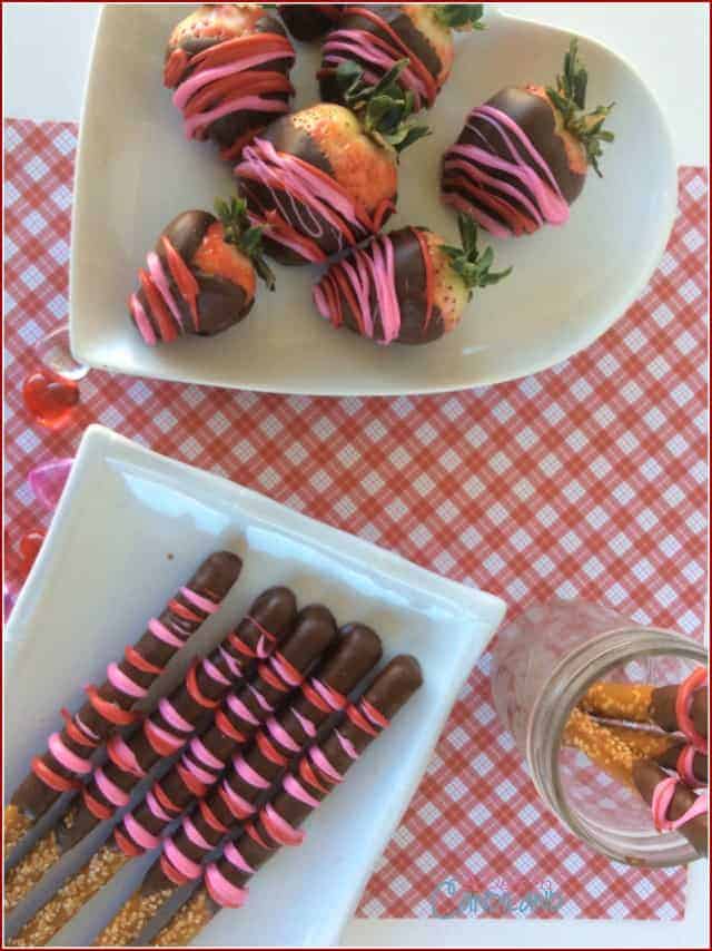 Chocolate Dipped and Decorated Pretzels