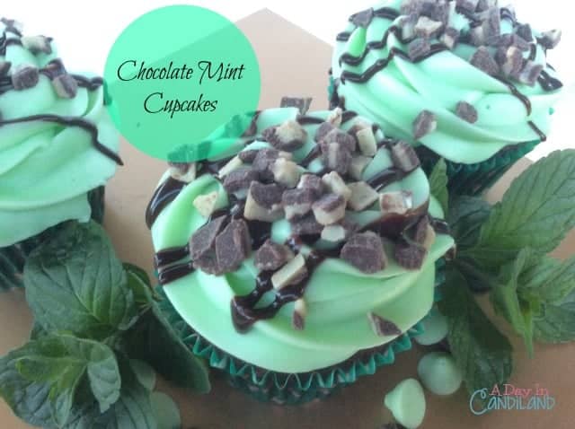 Chocolate Mint cupcakes