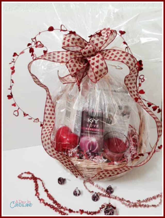 Create a Romantic Date Night Gift Basket with Tutorial A Day In Candiland