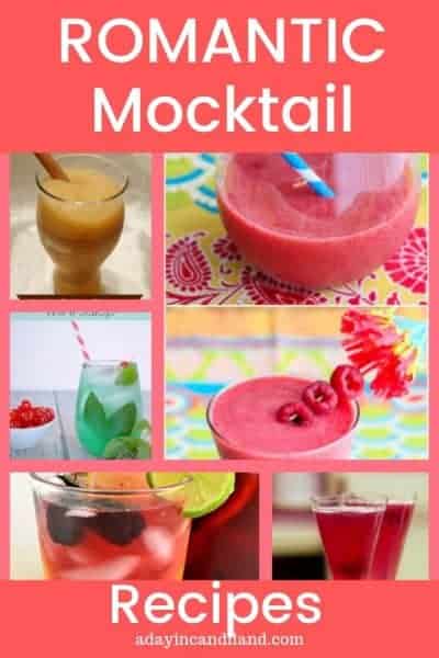 Romantic Mocktail Recipes for your next date night or non alcoholic get together