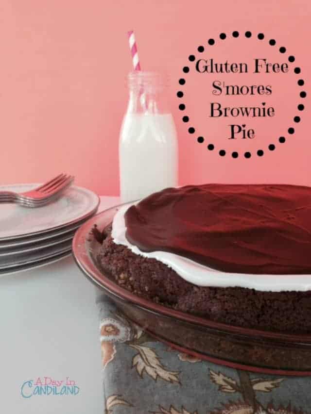 Gluten Free Smores Brownie Pie