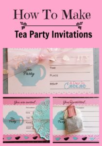 How to Make Tea Party Invitations