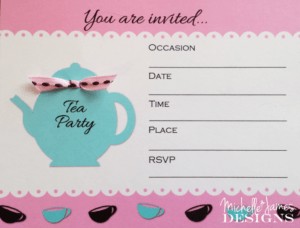 Tea Party Invite Image 2