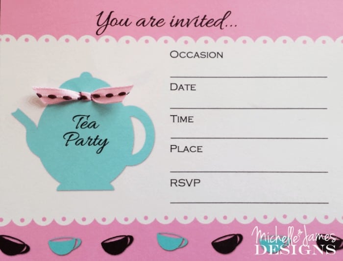 Tea Party Invite Image 2