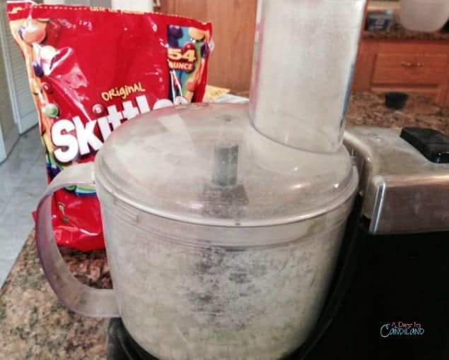 skittles and food processor