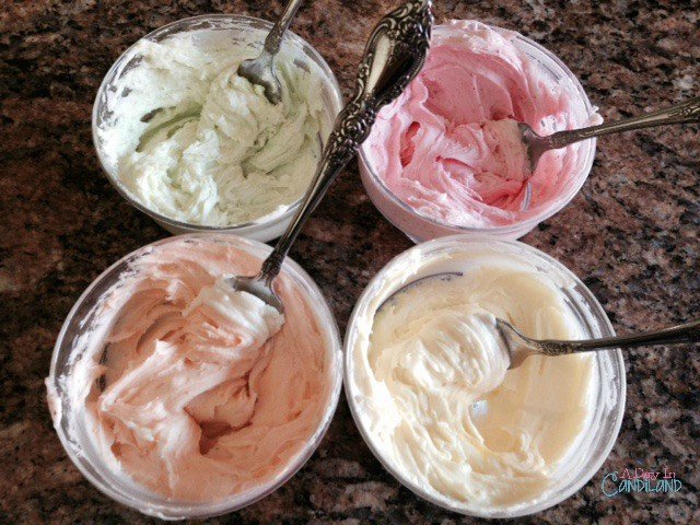 skittles frosting in bowls 1