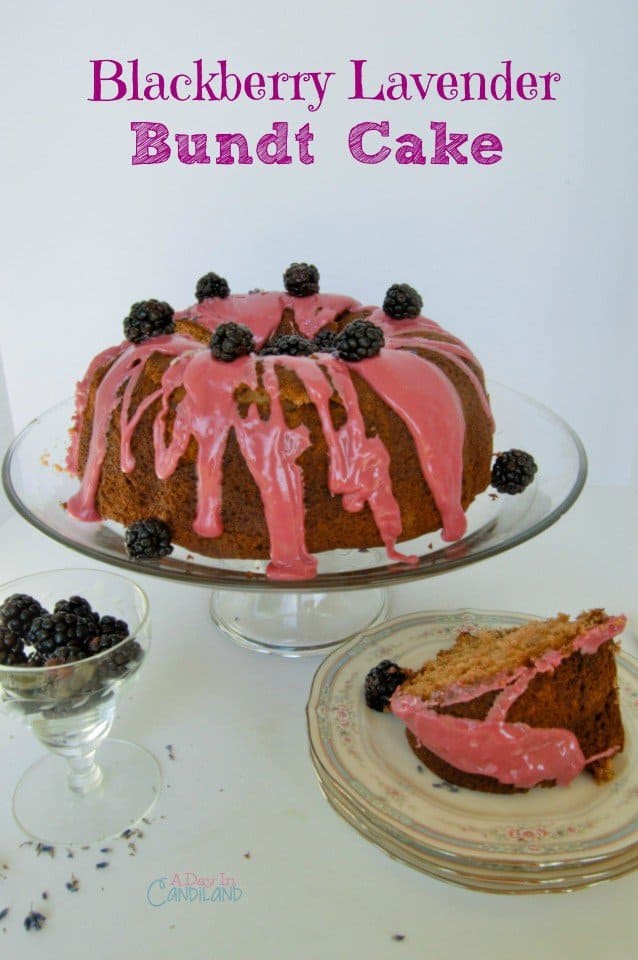 This blackberry lavender bundt cake is moist and great for breakfast or your next party and get together