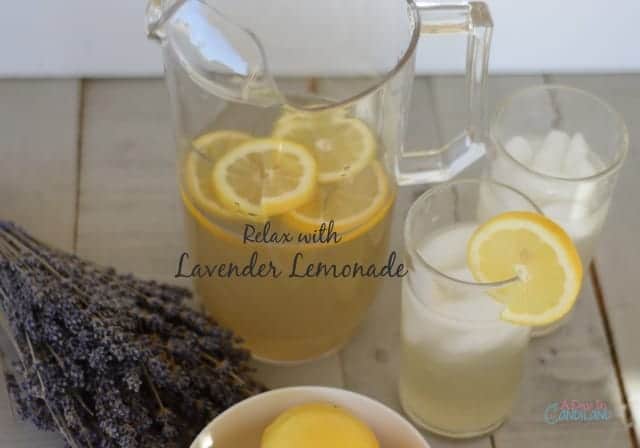 Relax with Lavender Lemonade