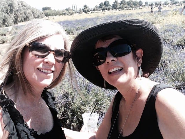 Candi and Eve in Lavender Fields