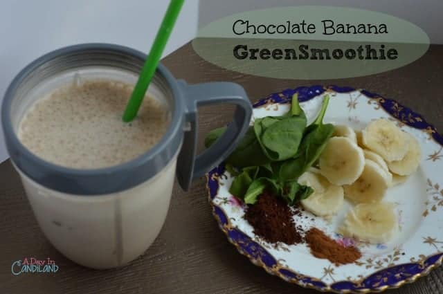 Chocolate Banana Green Smoothie