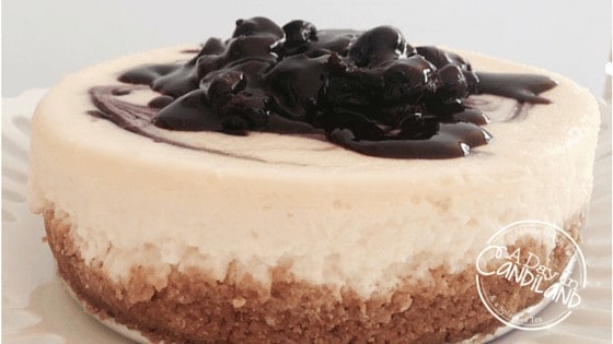 6- Lemon Blueberry Swirl Cheesecake