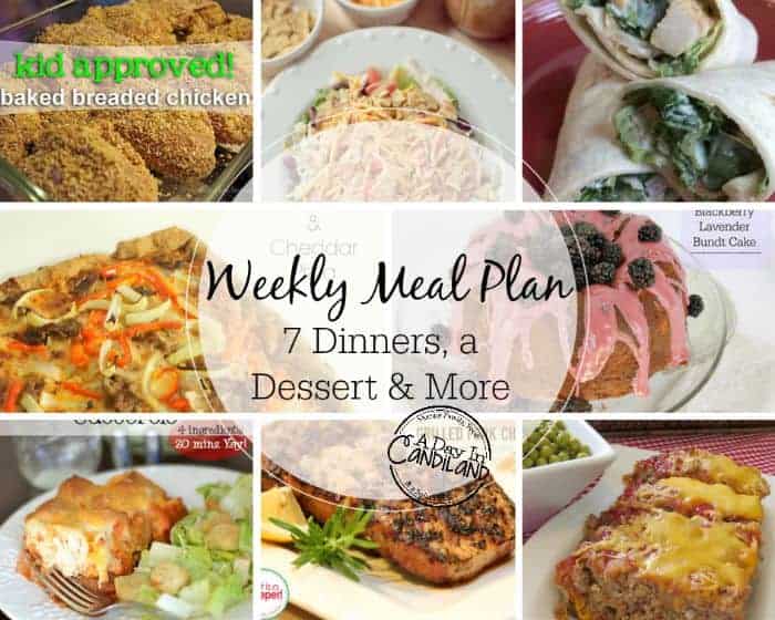 Weekly Meal Planning made easy Week 1