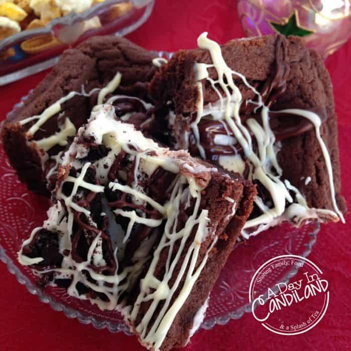 Cookies and Cream Brownies recipe for a delicious family dessert.