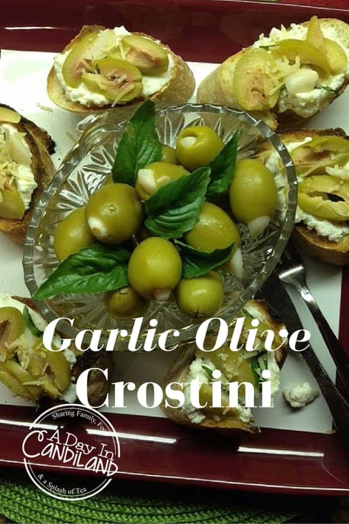 Garlic Olive Crostini