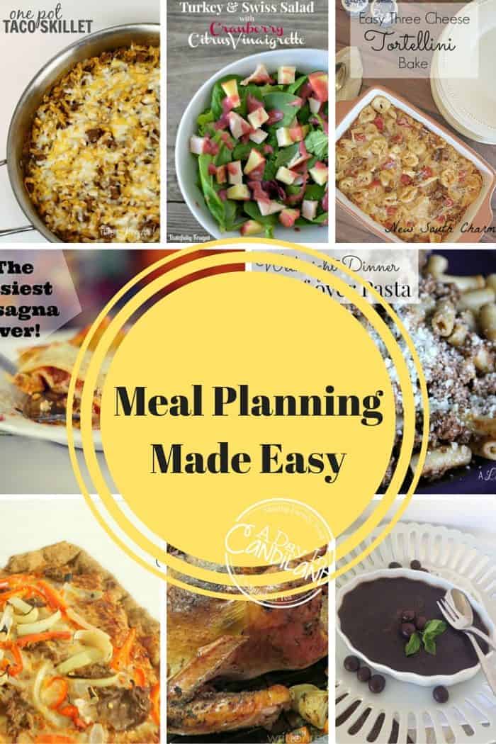 Weekly Meal Planning Made Easy 15 A Day In Candiland