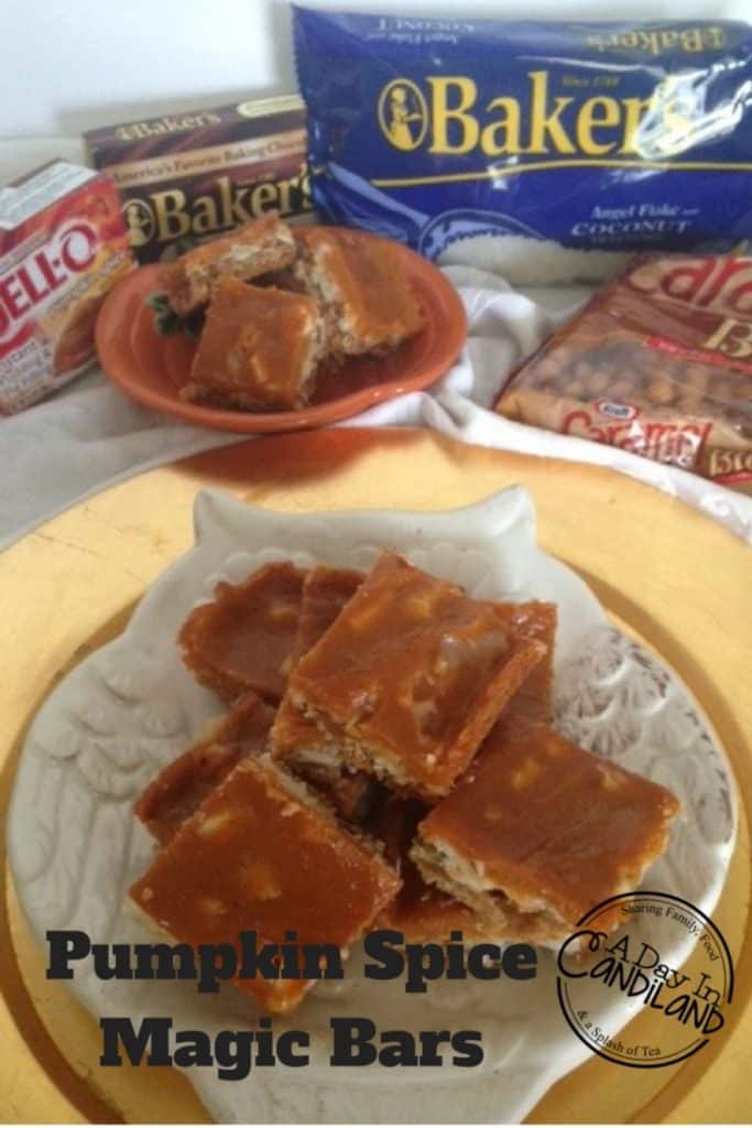 Pumpkin Spice Magic Bars