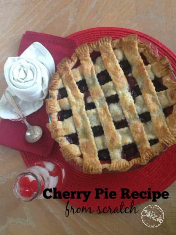 Cherry Pie from Scratch Recipe - A Day In Candiland