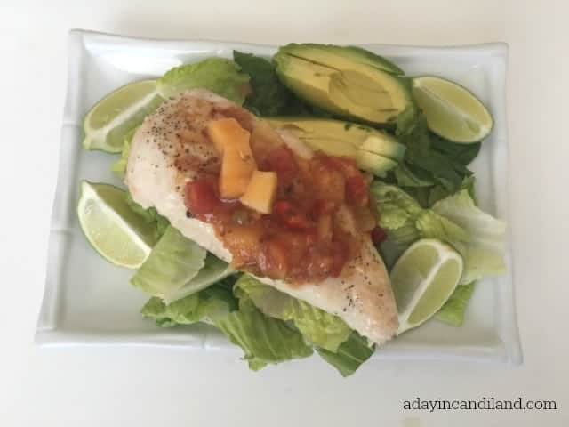 Chicken Salad with Mango Salsa