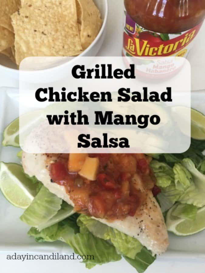 Grilled Chicken Salad with Mango Salsa