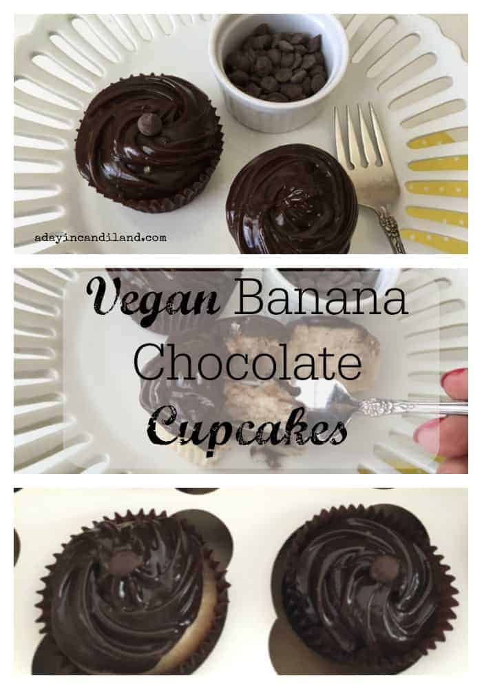 Vegan Banana Chocolate Cupcakes