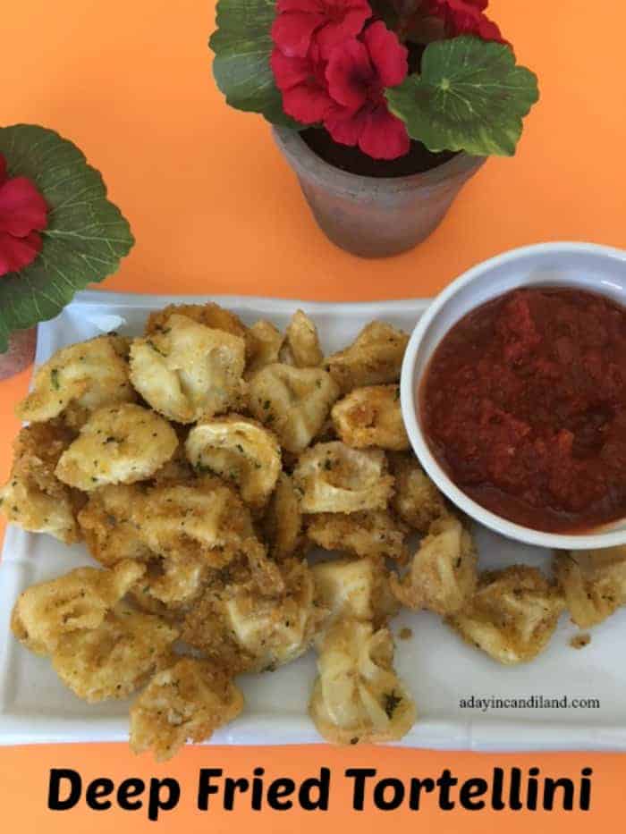 Deep Fried Tortellini with Homestyle Ragu Sauce