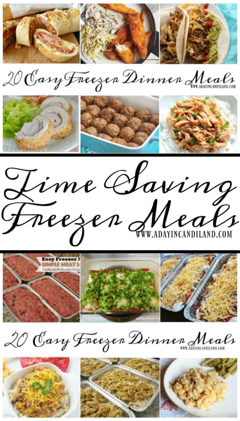 20  Time Saving Freezer Meals