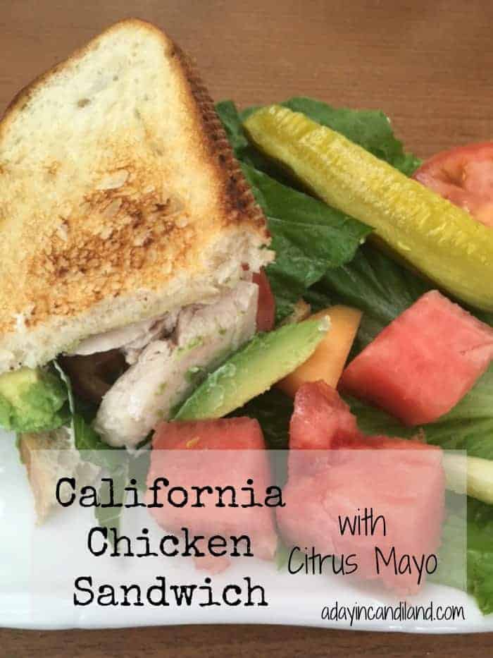 California Chicken Sandwich with Citrus Mayo