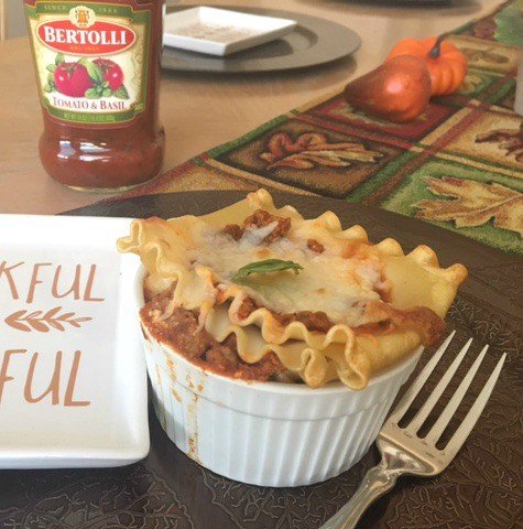 individual-lasagna-in-ramekins-made-with-bertolli-sauce