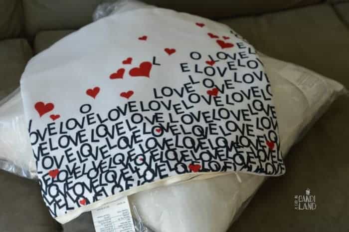 I love you pillowcase with logo