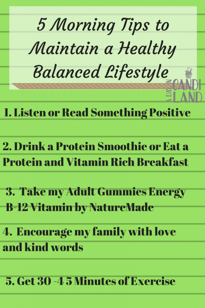 5 Daily Tips For Maintaining A Healthy Balanced Life A Day In Candiland