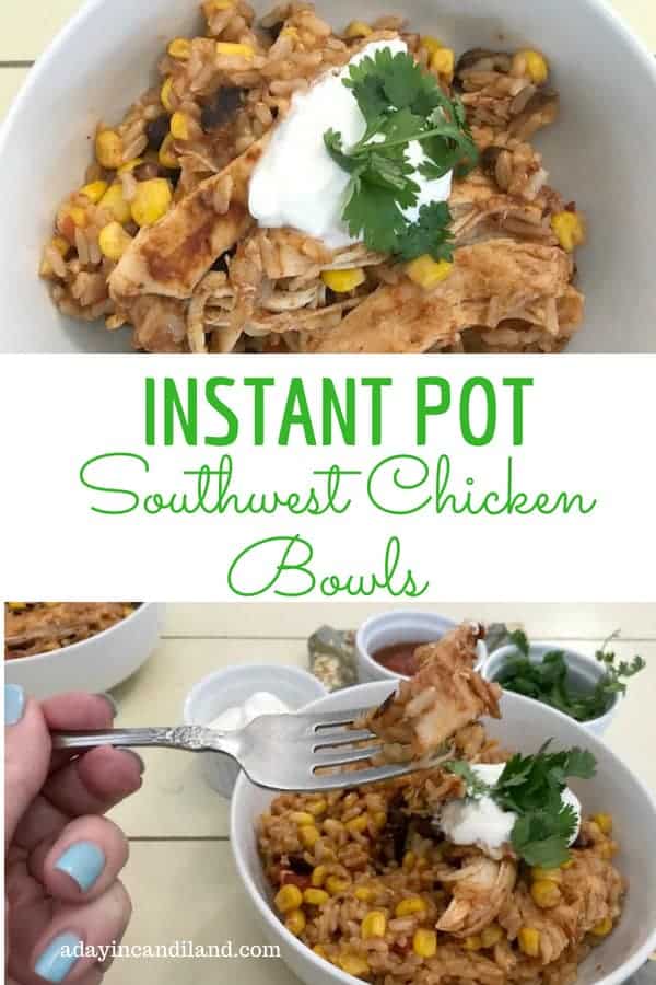 Instant Pot Southwest Chicken Bowl Recipe 