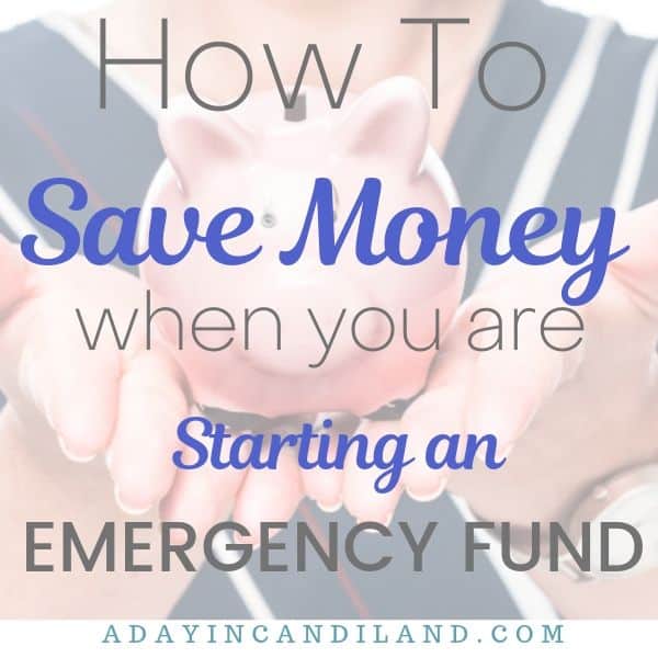 Save for Emergency Fund 