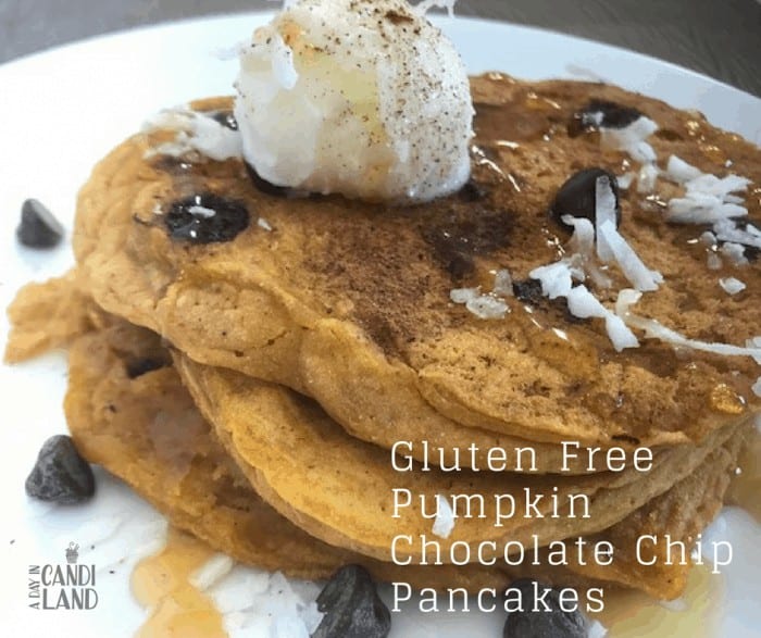 Gluten Free Pumpkin Chocolate Chip Pancakes facebook
