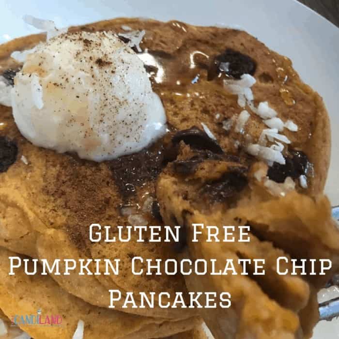 Instagram Image Gluten Free Pumpkin Chocolate Chip Pancakes (2)