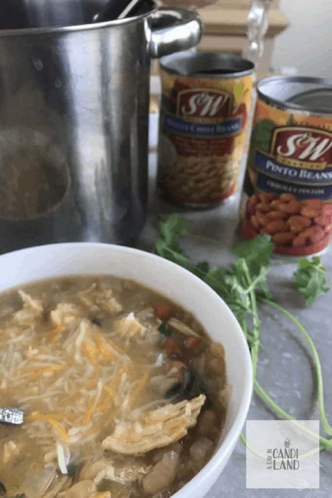 Low Carb Mexican Chicken white chili Pinterest