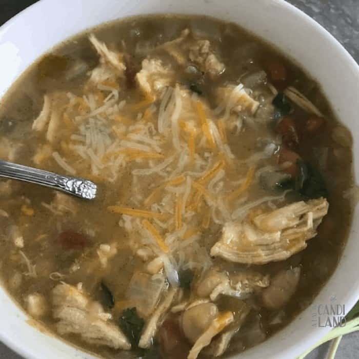low carb mexican chicken white chili instagram