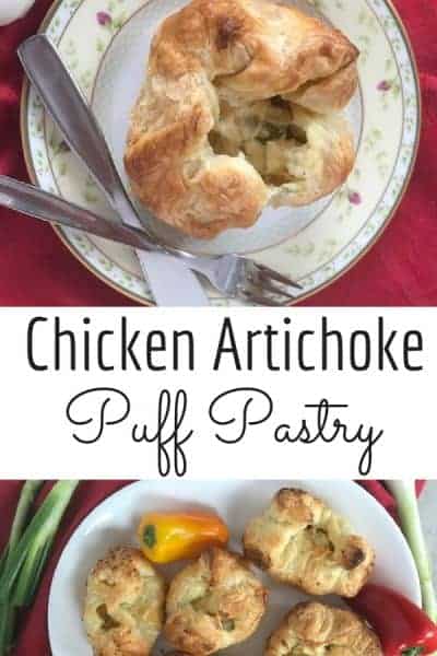 Chicken Artichoke Puff Pastry