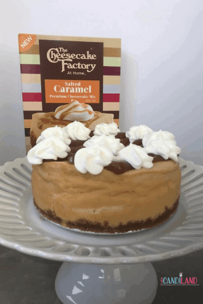 Easy Salted Caramel Cheesecake with The Cheesecake Factory Box Mix