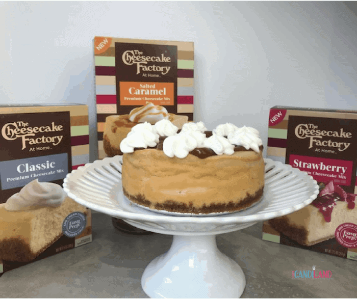 Three Cheesecake Factory box mixes