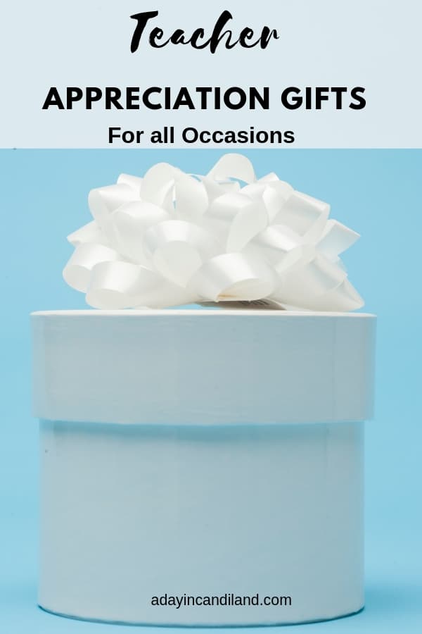 Teacher Appreciation Gifts for All Occasions Blue Package
