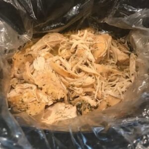 Crockpot Shredded Chicken and Ranch Seasoning