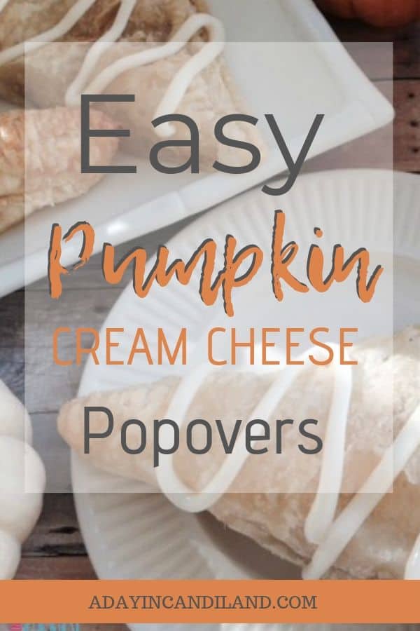 Easy Pumpkin Cream Cheese Popovers