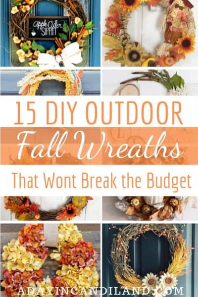 15 Outdoor DIY Fall Wreaths