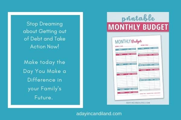 How To Create A Monthly Budget Worksheet Free Printable